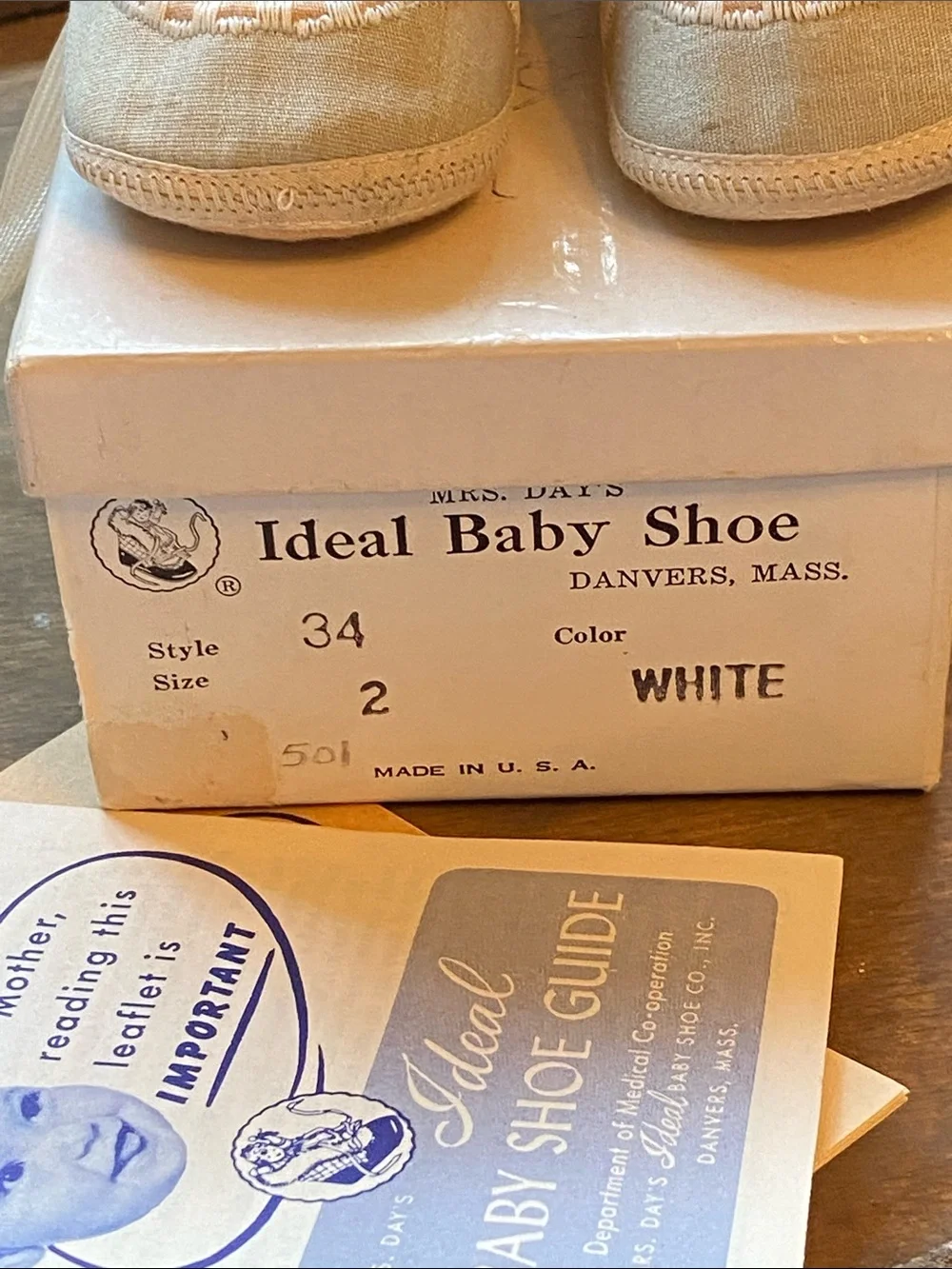 Mrs. Days Ideal Baby Shoe size 2